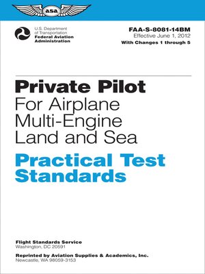 Multi engine flight test guide pdf